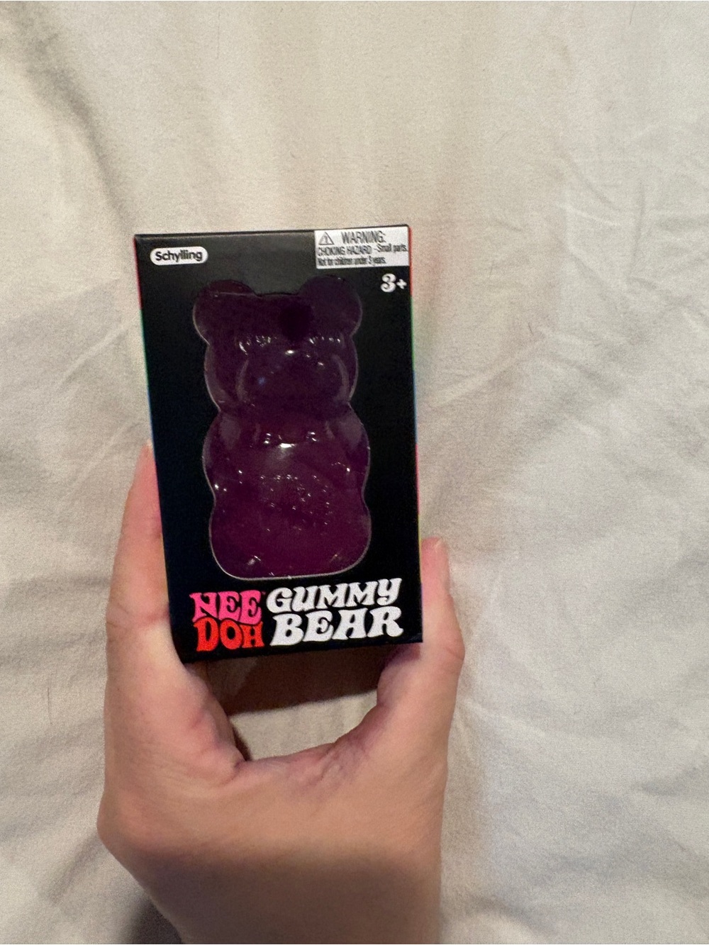 Schylling Nee Doh Gummy Bear Sensory Toy - Purple